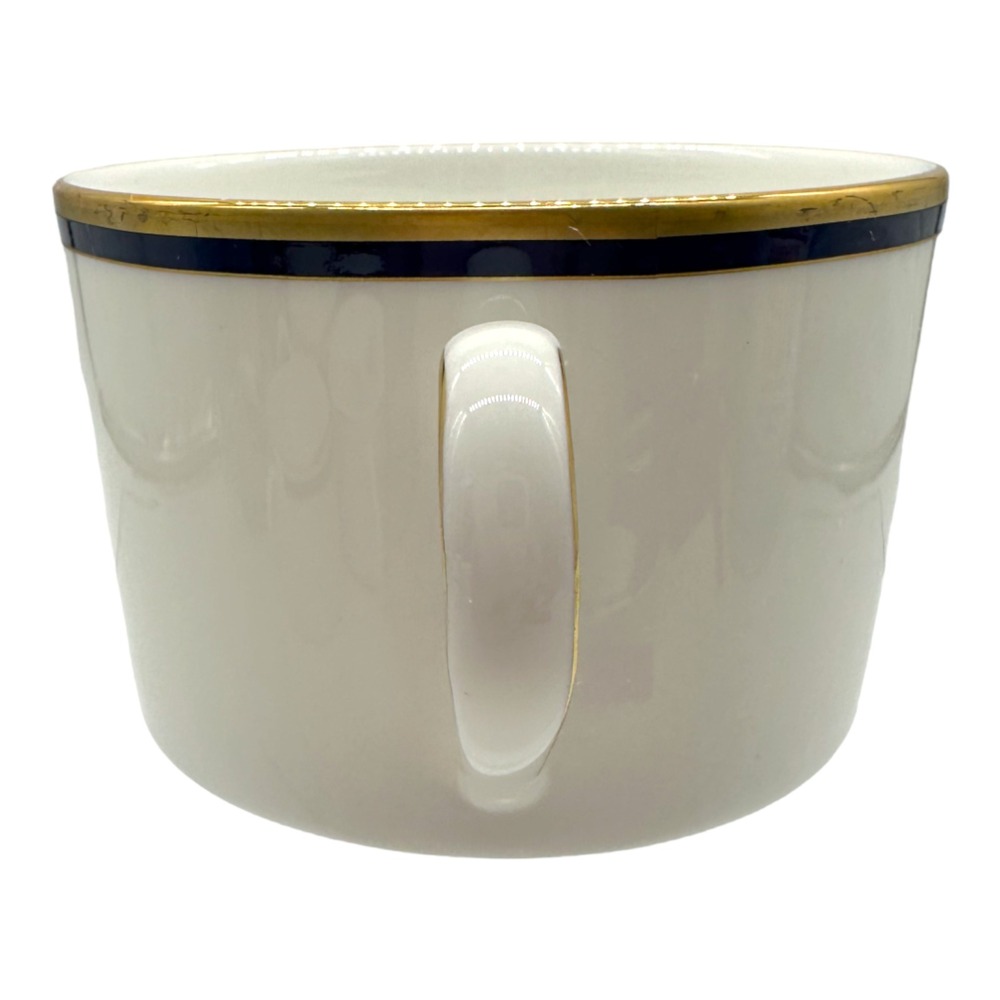Kate Spade Lenox Library Lane Navy Teacup Cup White Gold Bone China Replacement - Picture 4 of 11